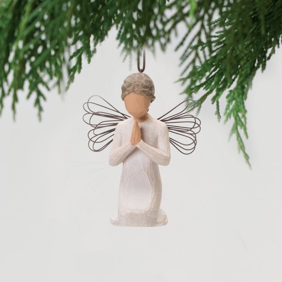 WILLOW TREE "ANGEL OF PRAYER" ORNAMENT (NEW IN THE BOX) SKU #26044 - Picture 1 of 7